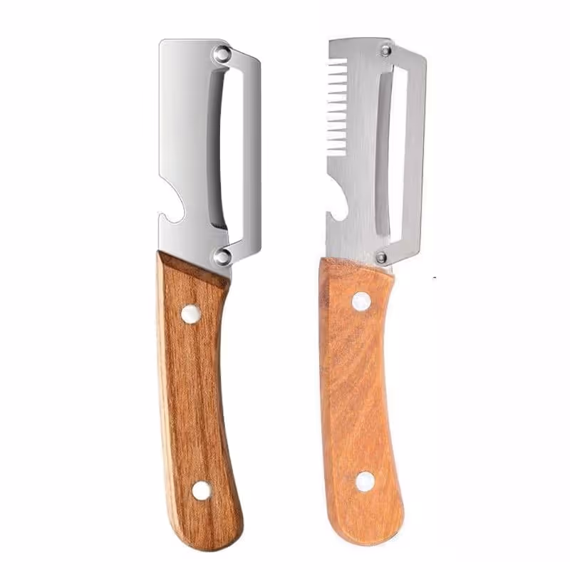 Kitchen Multi-Function Stainless Steel Thickened Fruit Peeler Knife