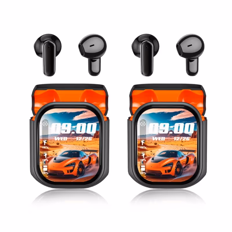 Color Screen Noise-Canceling Translation Earbuds - smart tech gadget